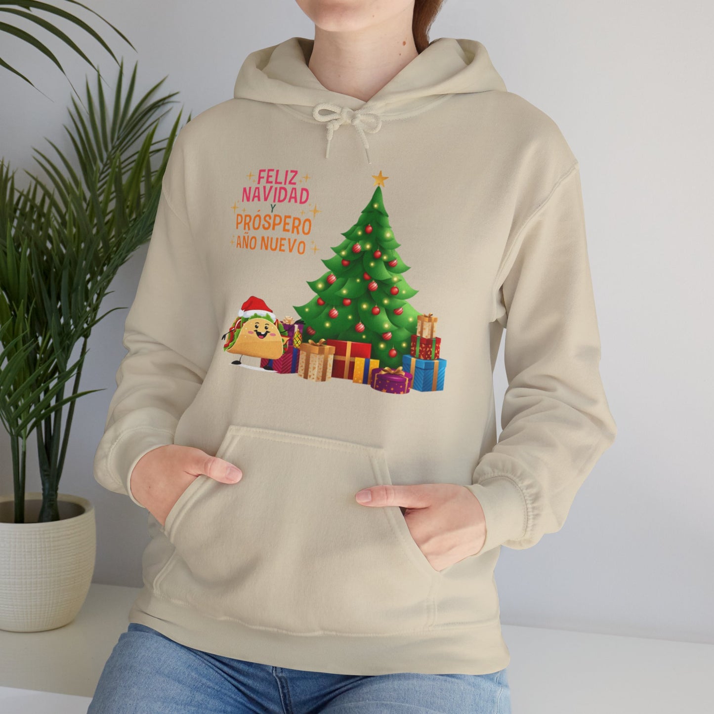 OMNI™ Taco Santa Christmas Holiday Themed Unisex Hoodie