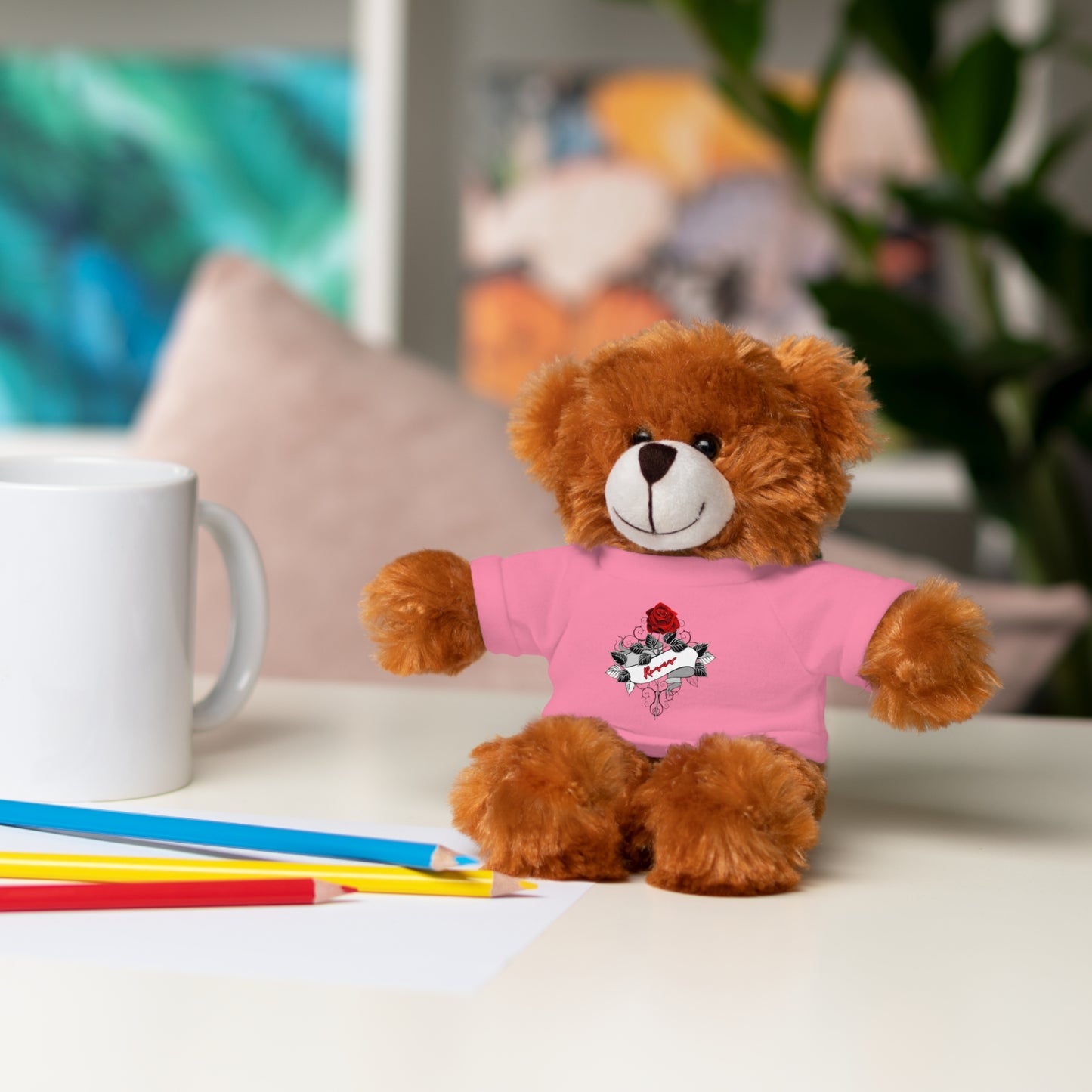 OMNI™ Roses Stuffed Animals with T-Shirt