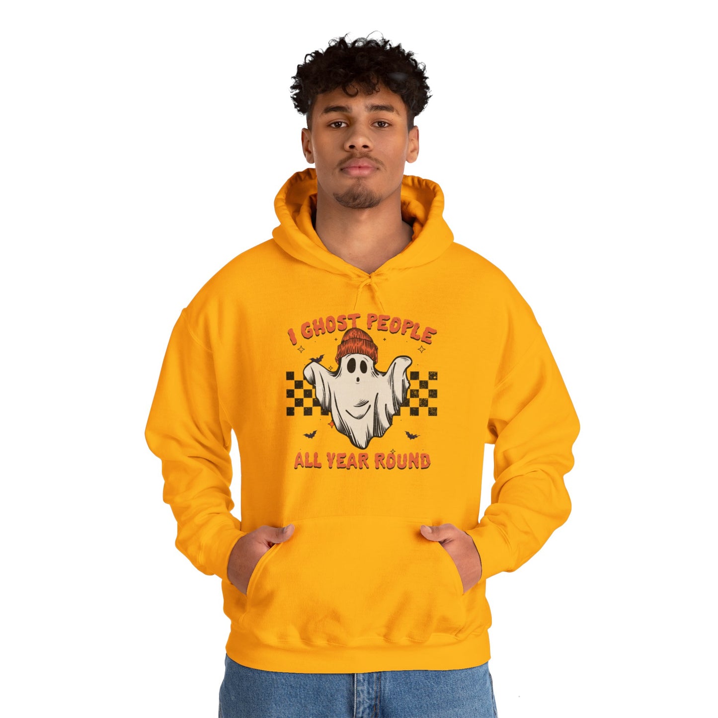 OMNI™ I Ghost People All Year Round Unisex Heavy Blend Hoodie