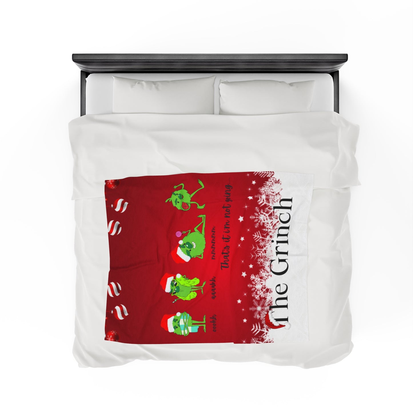 OMNI™ The Grinch "That's It I'm Not Going" Velveteen Plush Blanket