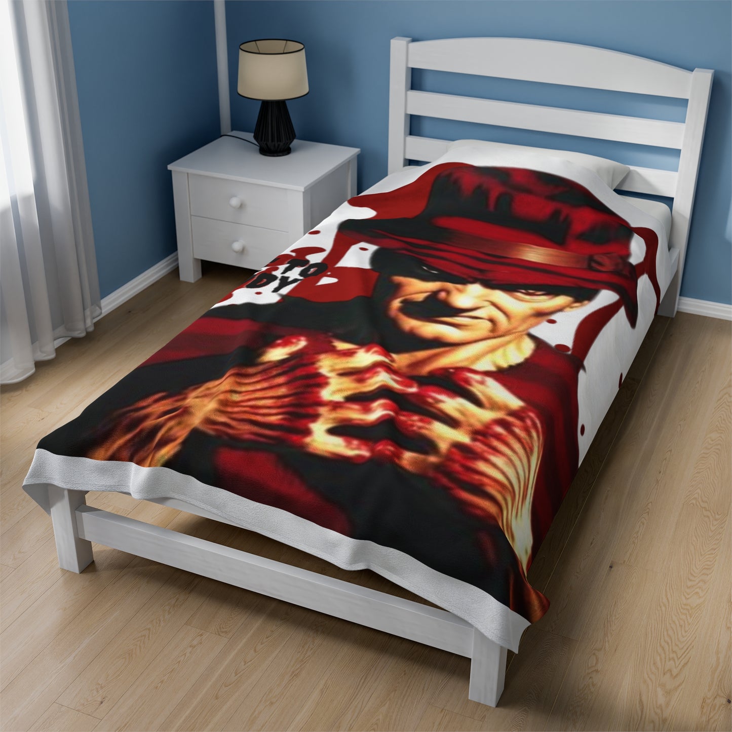 OMNI™ Freddy Krueger Design Velveteen Plush Blanket