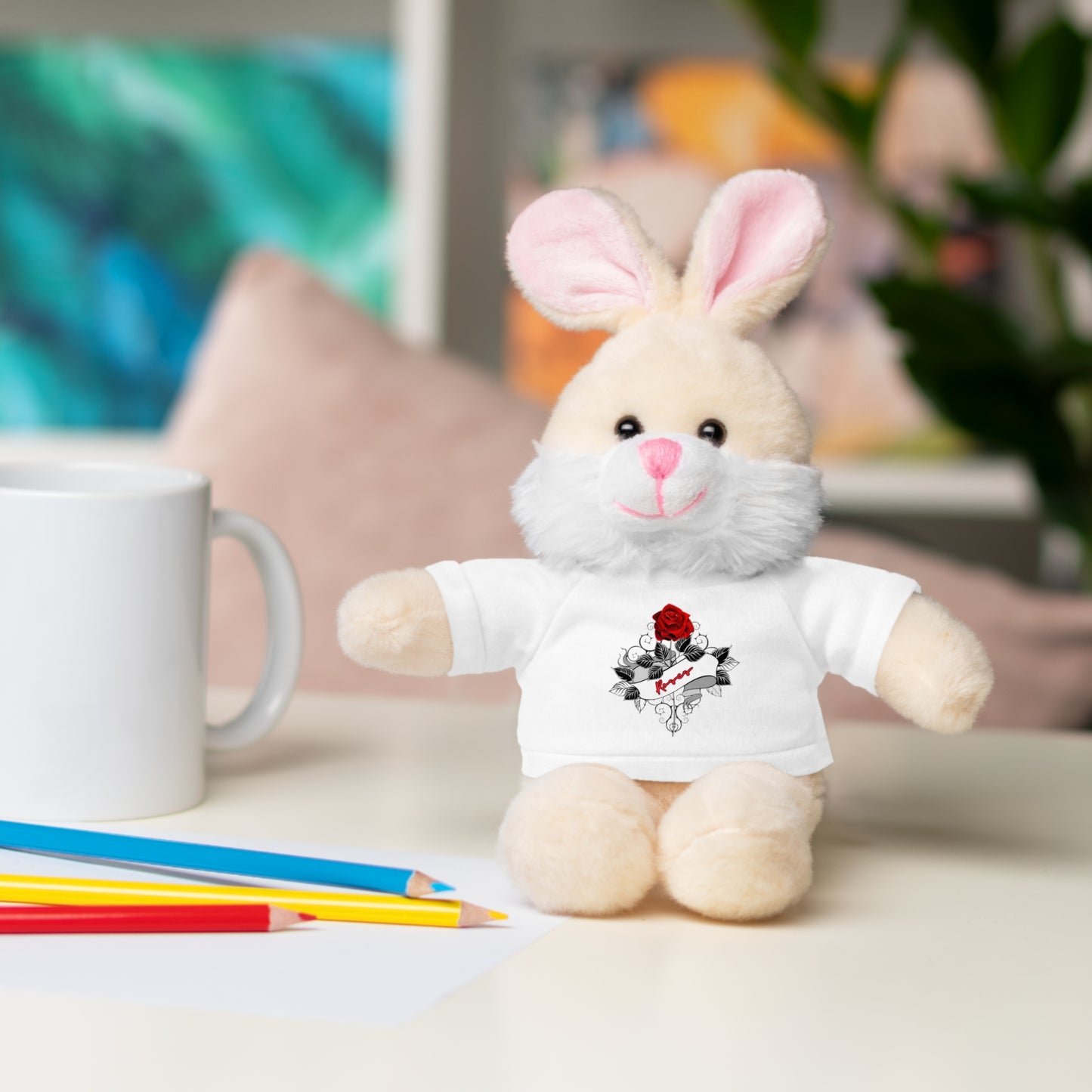 OMNI™ Roses Stuffed Animals with T-Shirt