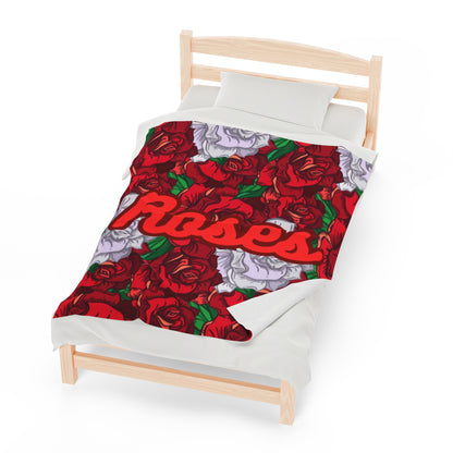 OMNI™ Roses Velveteen Plush Blanket