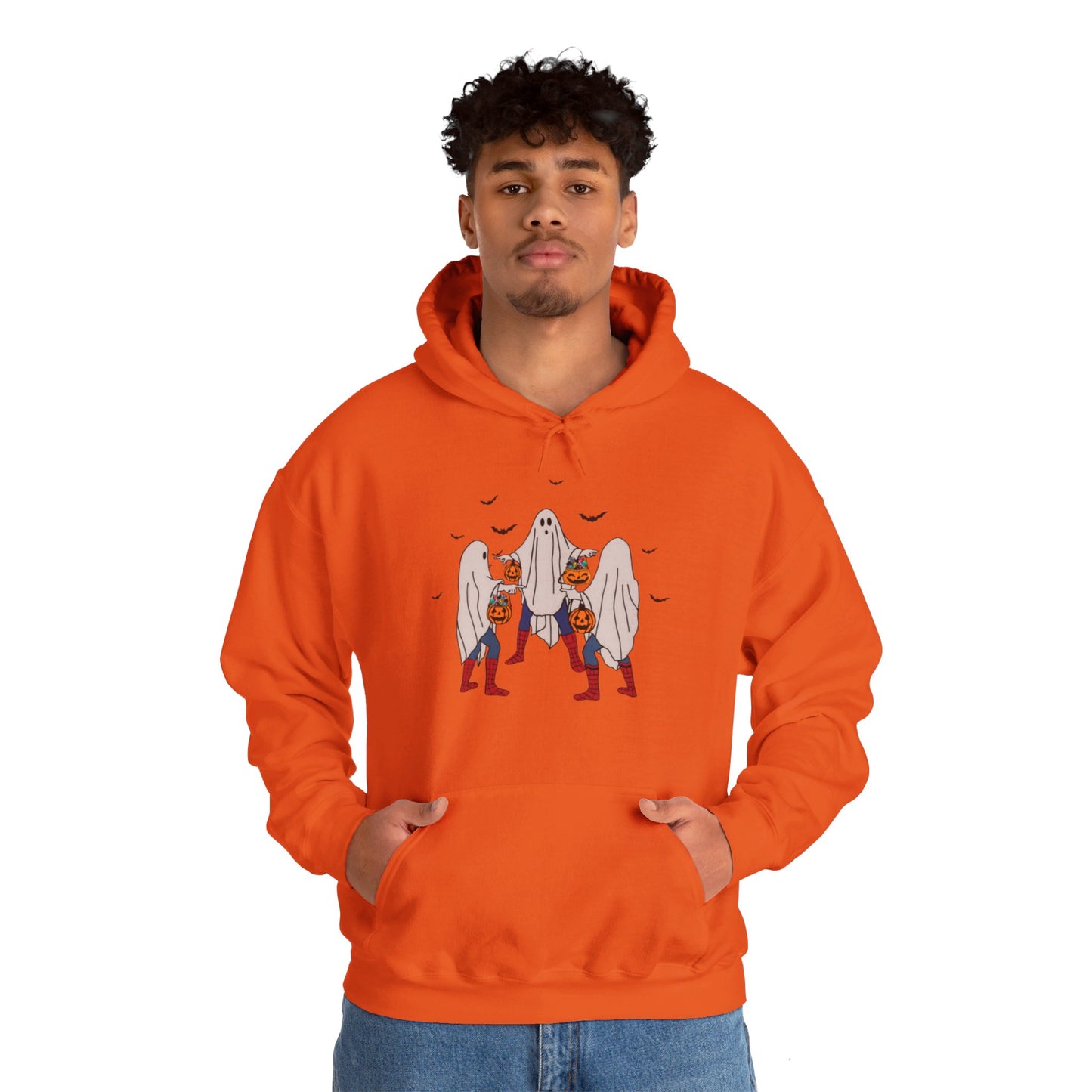 OMNI™ Halloween Themed Spider-Man Meme Unisex Heavy Blend Hoodie