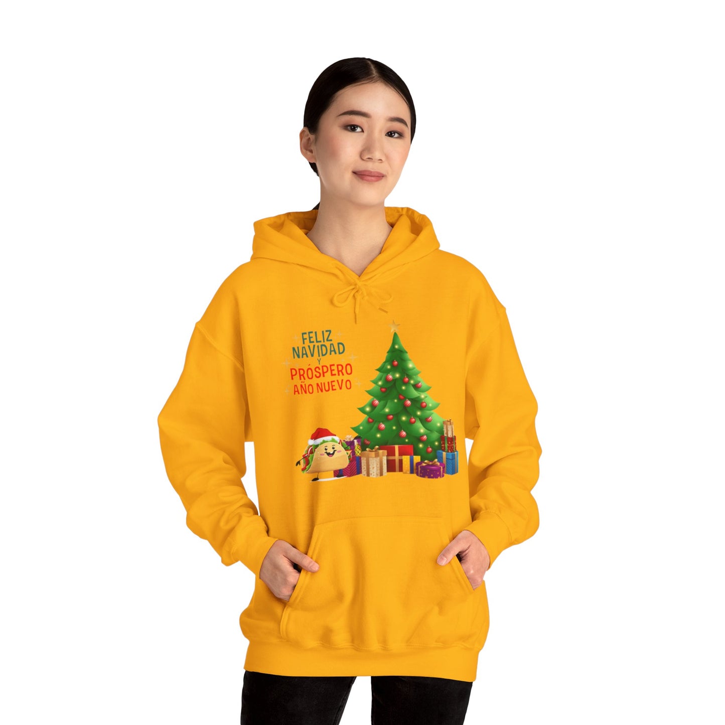 OMNI™ Taco Santa Christmas Holiday Themed Unisex Hoodie