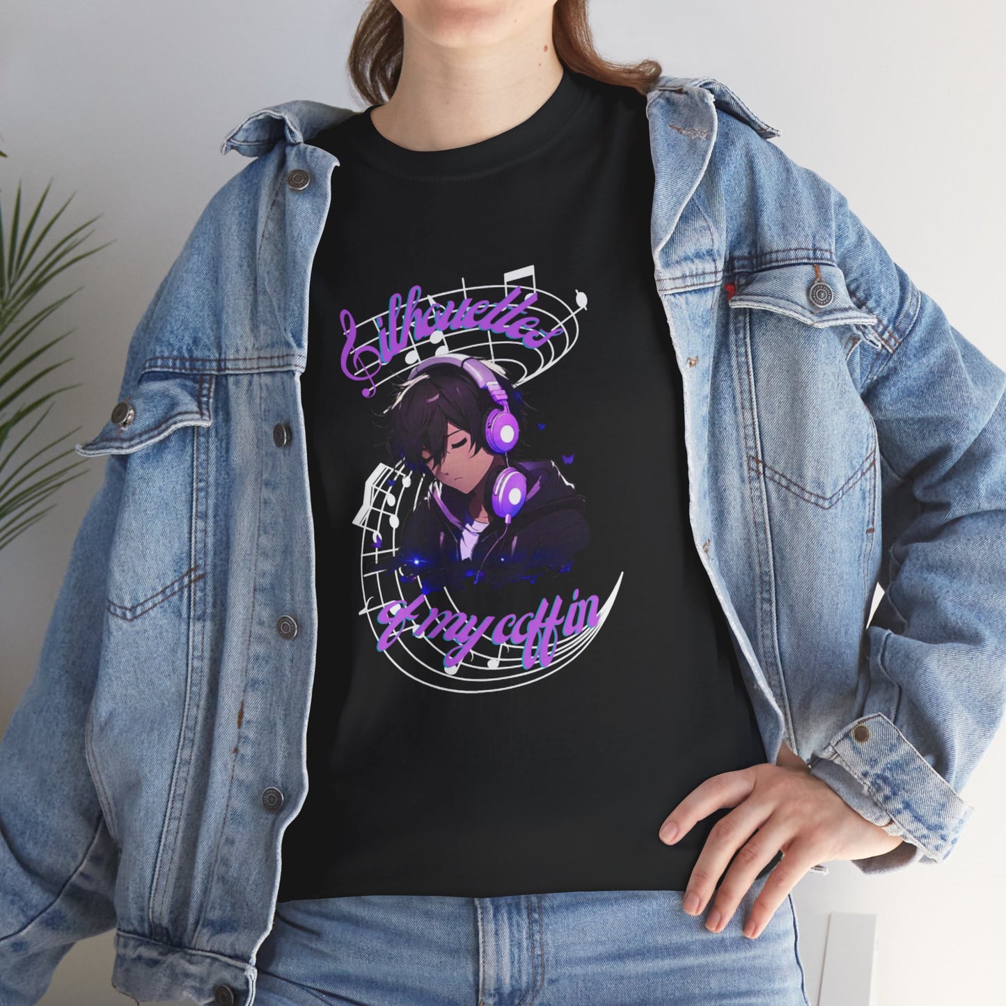 Silhouettes Of My Coffin Unisex Heavy Cotton T-Shirt