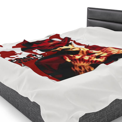 OMNI™ Freddy Krueger Design Velveteen Plush Blanket