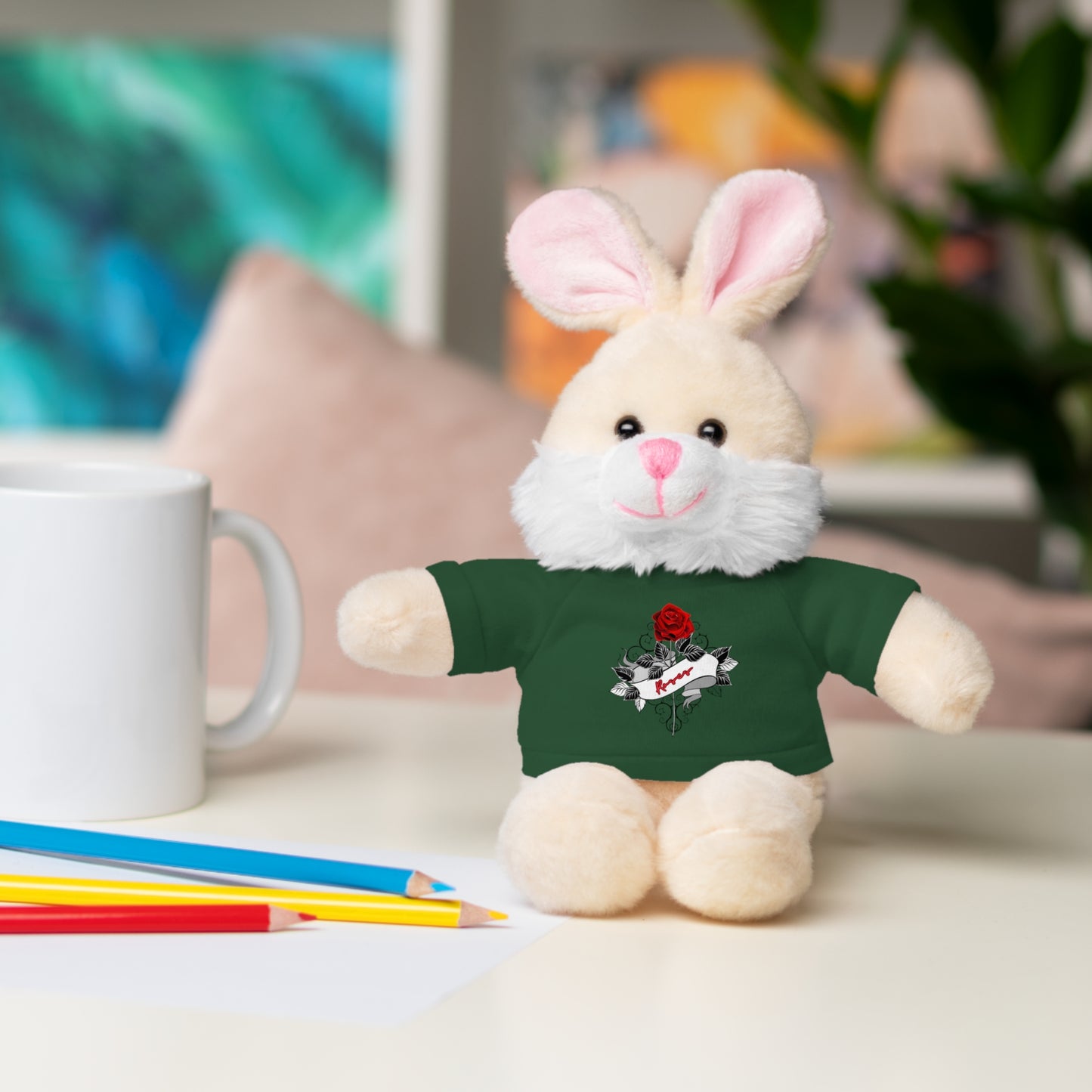 OMNI™ Roses Stuffed Animals with T-Shirt