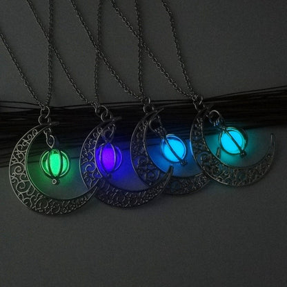 OMNI™ Glowing Moon Luminous Women's Charm Necklace