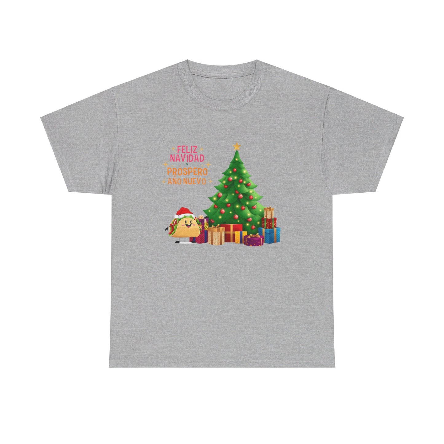 OMNI™ Taco Santa Christmas Holiday Themed Unisex Heavy Cotton T-Shirt