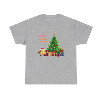 OMNI™ Taco Santa Christmas Holiday Themed Unisex Heavy Cotton T-Shirt