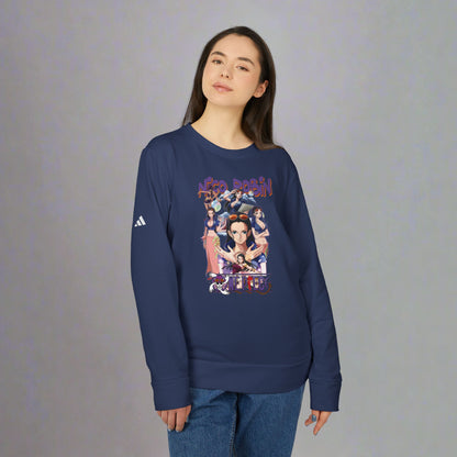 OMNI™ One Piece Nico Robin Adidas Unisex Fleece Crewneck Sweatshirt
