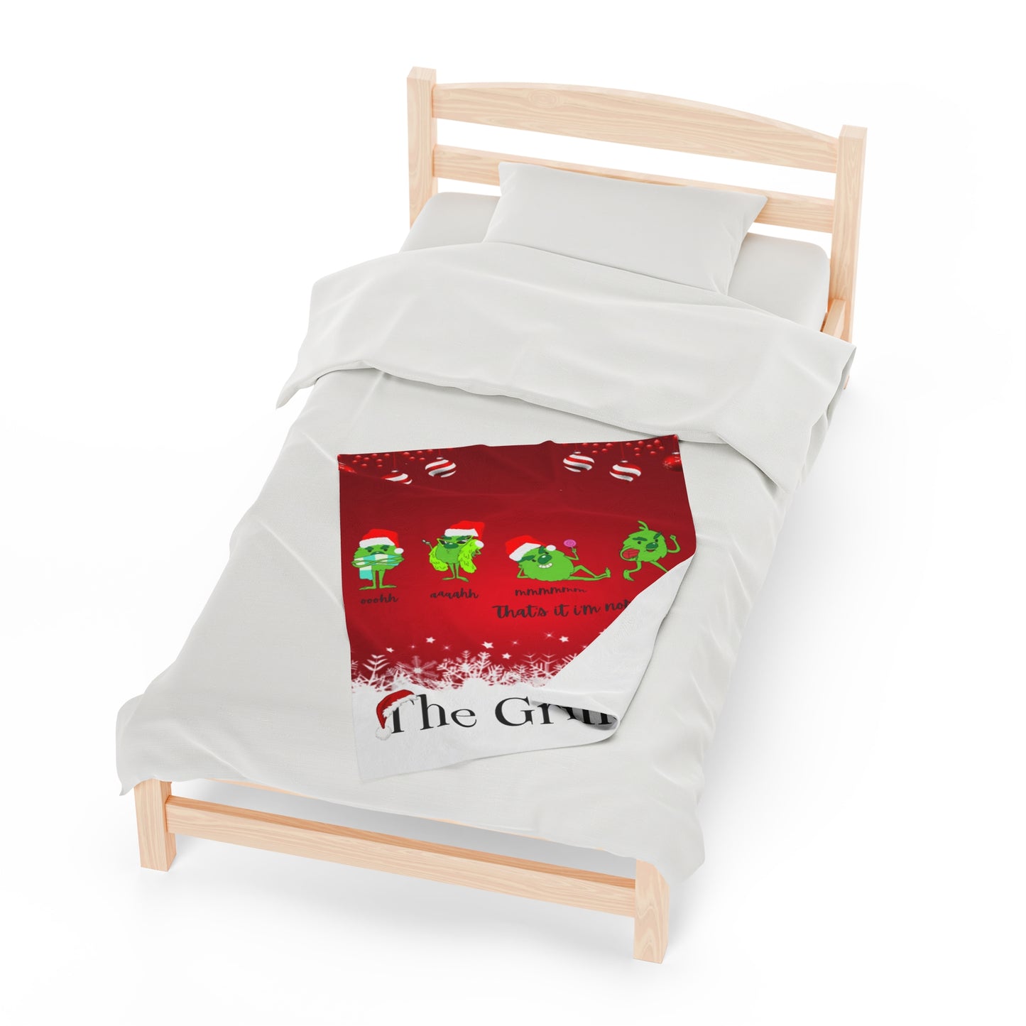 OMNI™ The Grinch "That's It I'm Not Going" Velveteen Plush Blanket