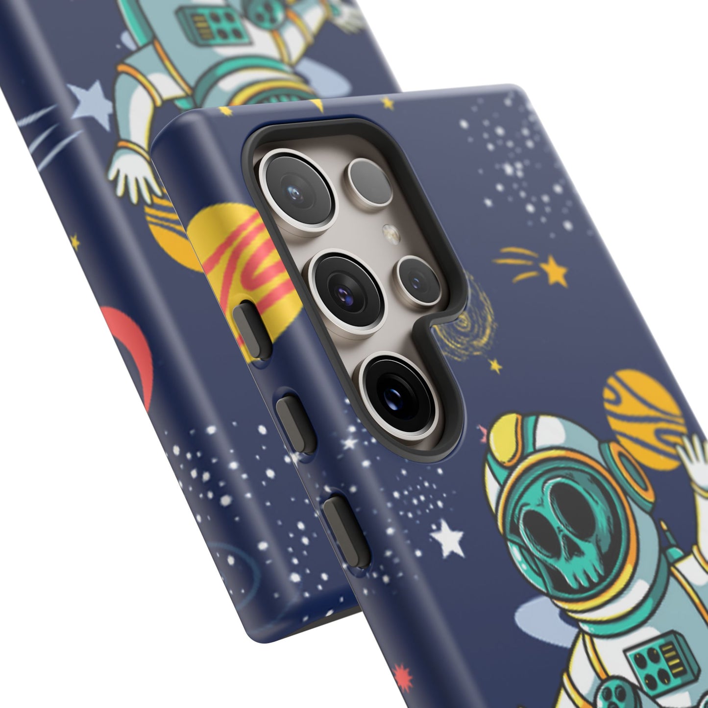 OMNI™ Skeleton Astronaut Space Surfer Double Layered Phone Case