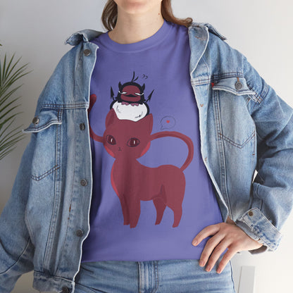 OMNI™ Nero and Rouge Duo Unisex Heavy Cotton T-Shirt