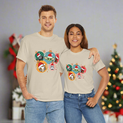 Star Wars Christmas Themed Unisex Heavy Cotton T-Shirt