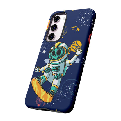 OMNI™ Skeleton Astronaut Space Surfer Double Layered Phone Case