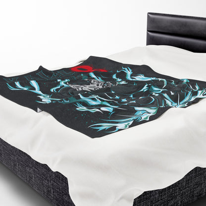 OMNI™ Kaiju No. 8 Infernal Surge Velveteen Plush Blanket