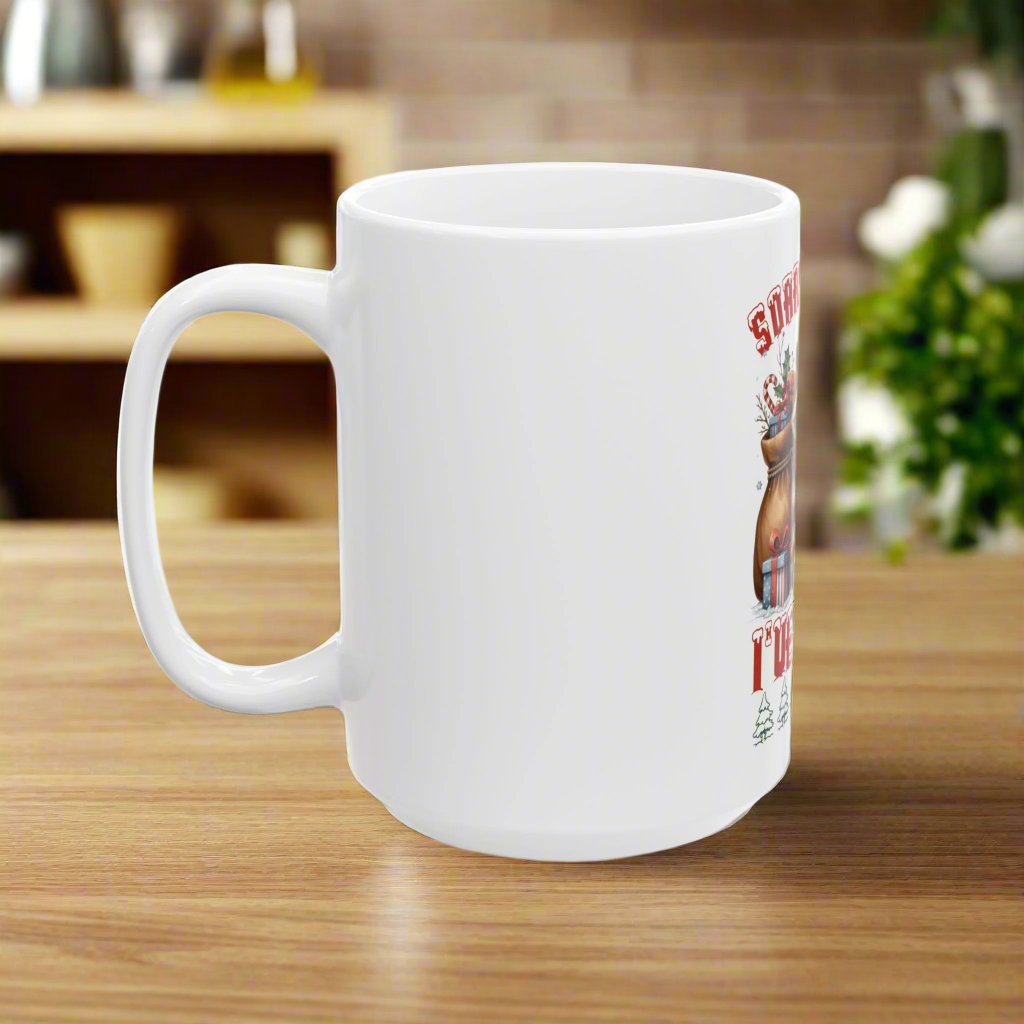 OMNI™ Sorry Santa I've Been Feral Ceramic Mug