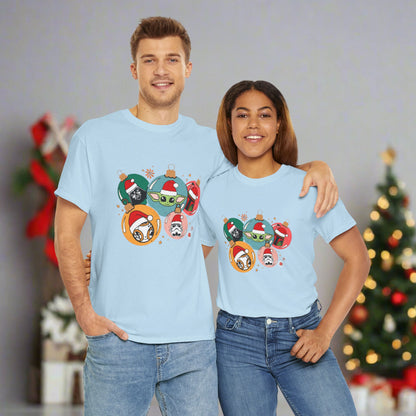 Star Wars Christmas Themed Unisex Heavy Cotton T-Shirt