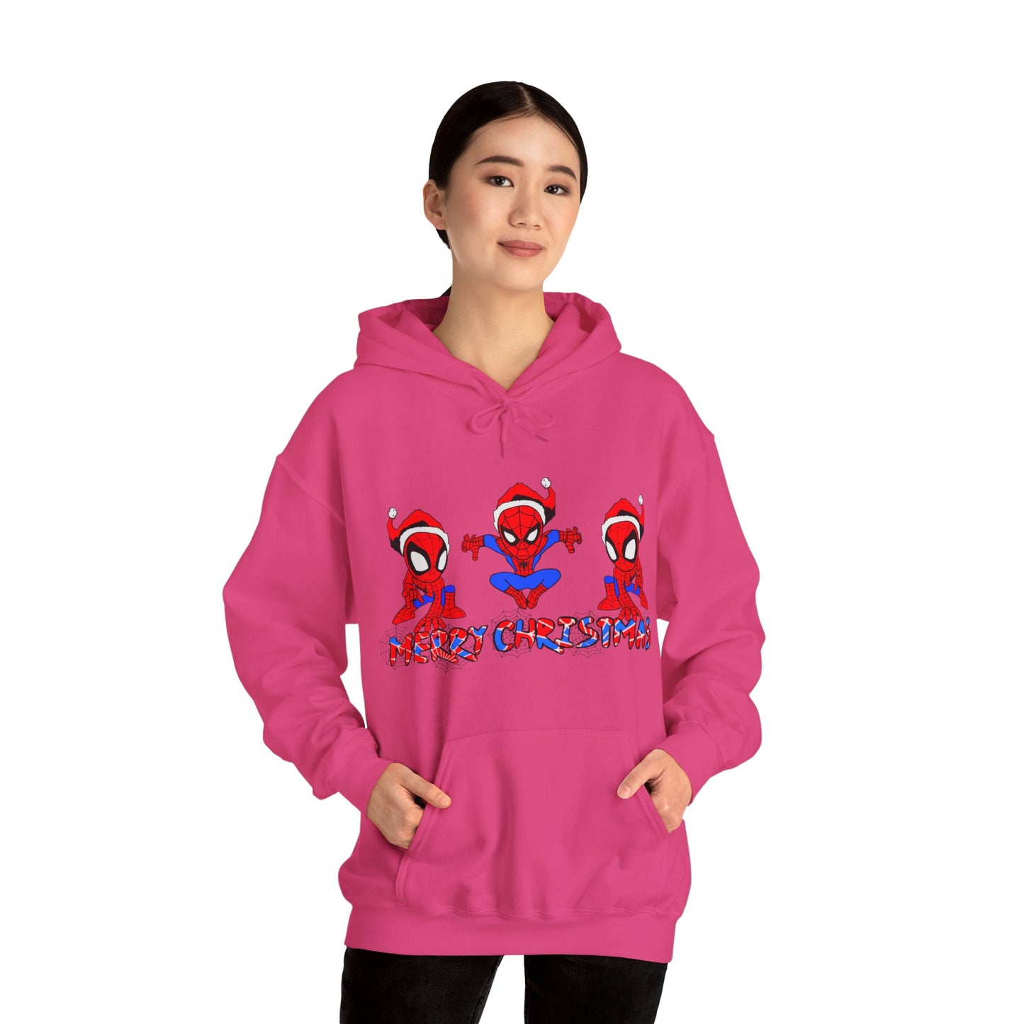 OMNI™ Spider-man Christmas Themed Unisex Heavy Blend Hoodie