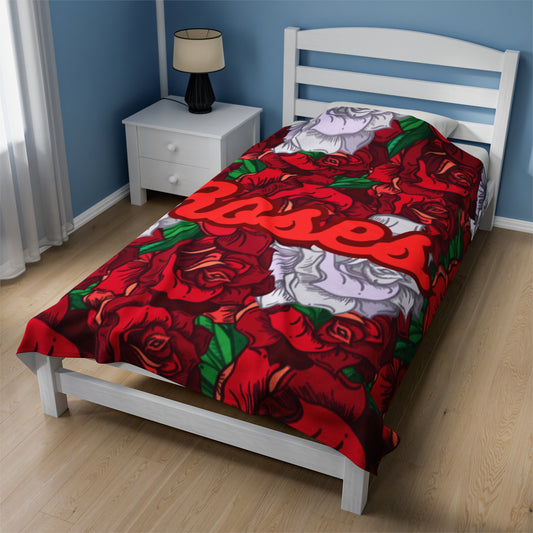 OMNI™ Roses Velveteen Plush Blanket