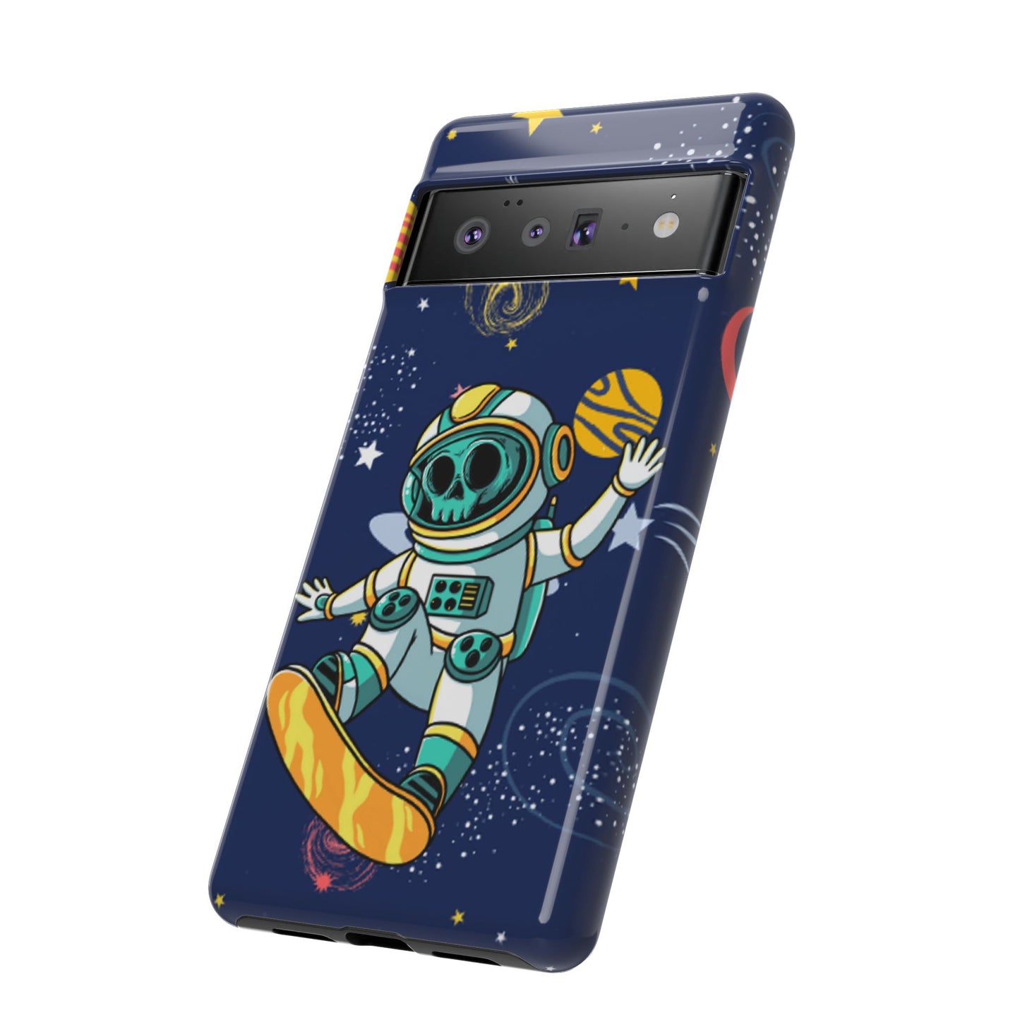 OMNI™ Skeleton Astronaut Space Surfer Double Layered Phone Case