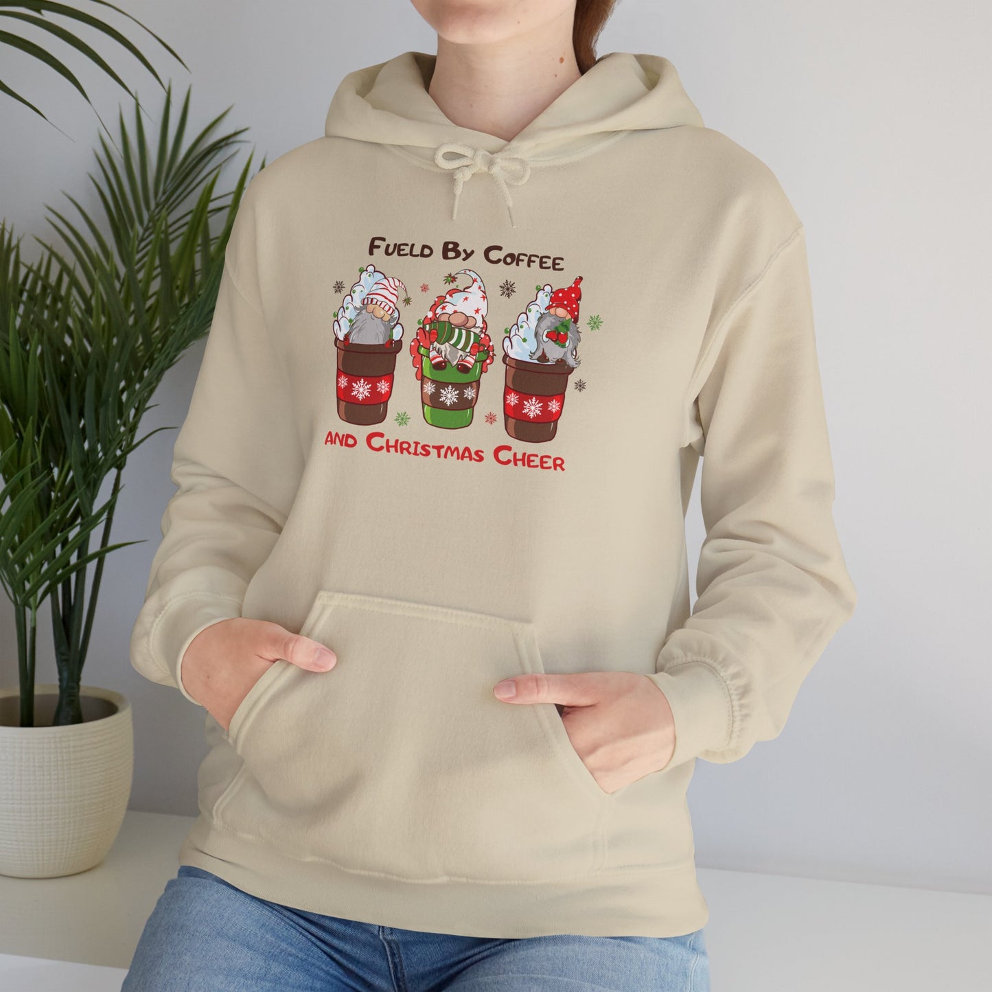 OMNI™ Fueld By Coffee And Christmas Cheer Unisex Heavy Blend Hoodie