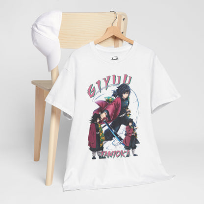 OMNI™ Demon Slayer Water Hashira Giyu Tomioka Unisex Heavy Cotton T-Shirt