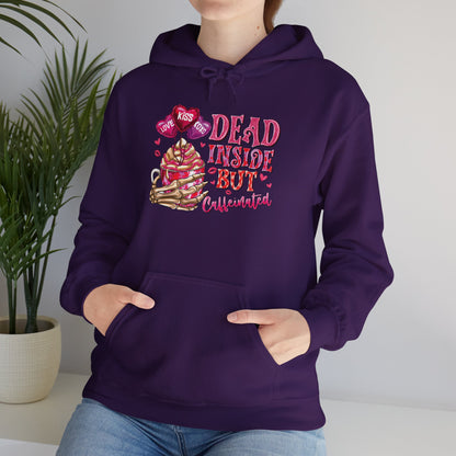 OMNI™ Dead Inside But Caffeinated Women's Heavy Blend Hoodie