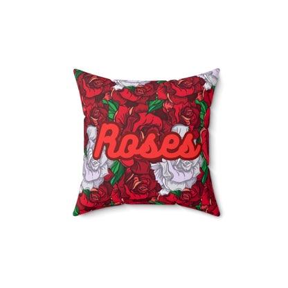 OMNI™ Roses Spun Polyester Square Pillow