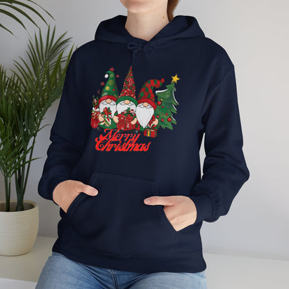 OMNI™ Merry Christmas Garden Gnomes Unisex Heavy Blend Hoodie
