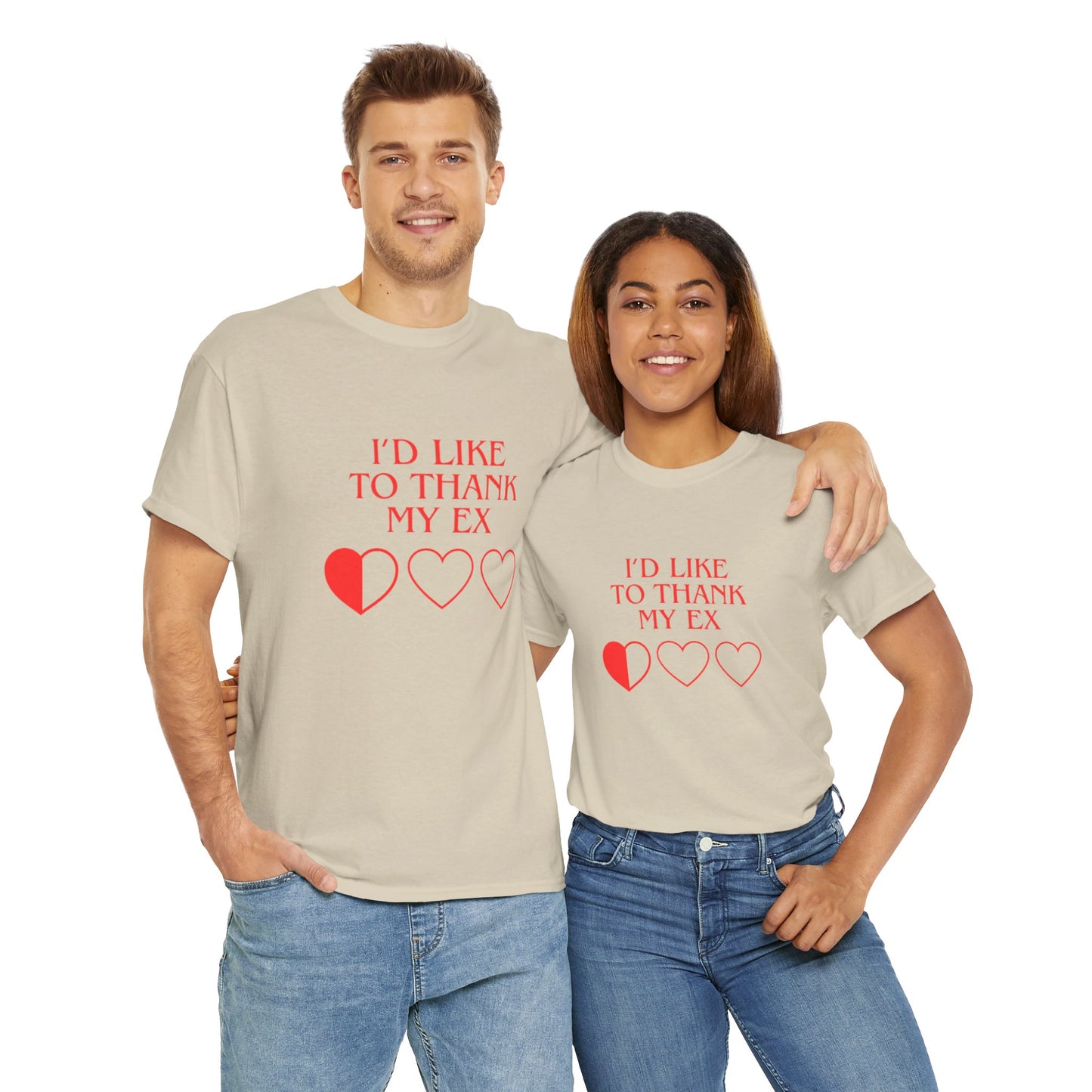 OMNI™ I'D Like To Thank My Ex Unisex Heavy Cotton T-Shirt
