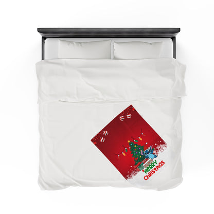 OMNI™ Stitch Christmas Themed Velveteen Plush Blanket