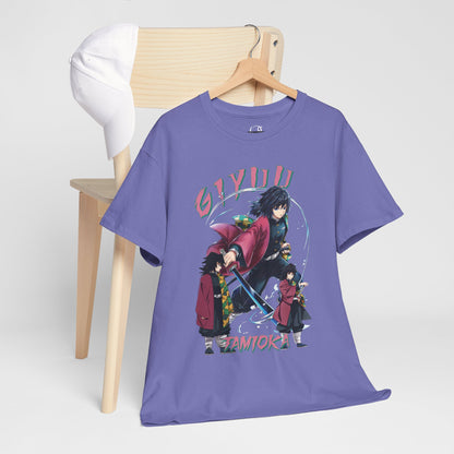 OMNI™ Demon Slayer Water Hashira Giyu Tomioka Unisex Heavy Cotton T-Shirt