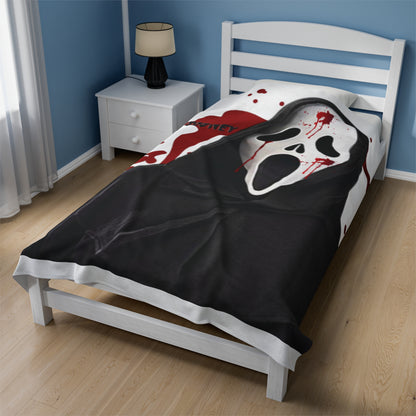 OMNI™ Ghostface Design Velveteen Plush Blanket