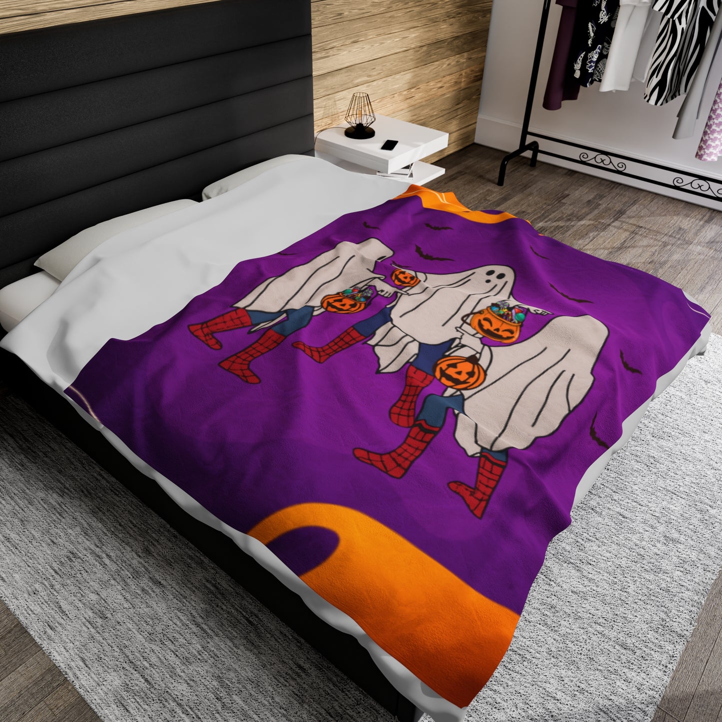 OMNI™ Halloween Themed Spider-Man Meme Velveteen Plush Blanket