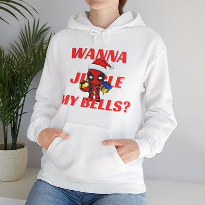 OMNI™ Deadpool Santa (Wanna Jingle My Bells?) Christmas Themed Hoodie