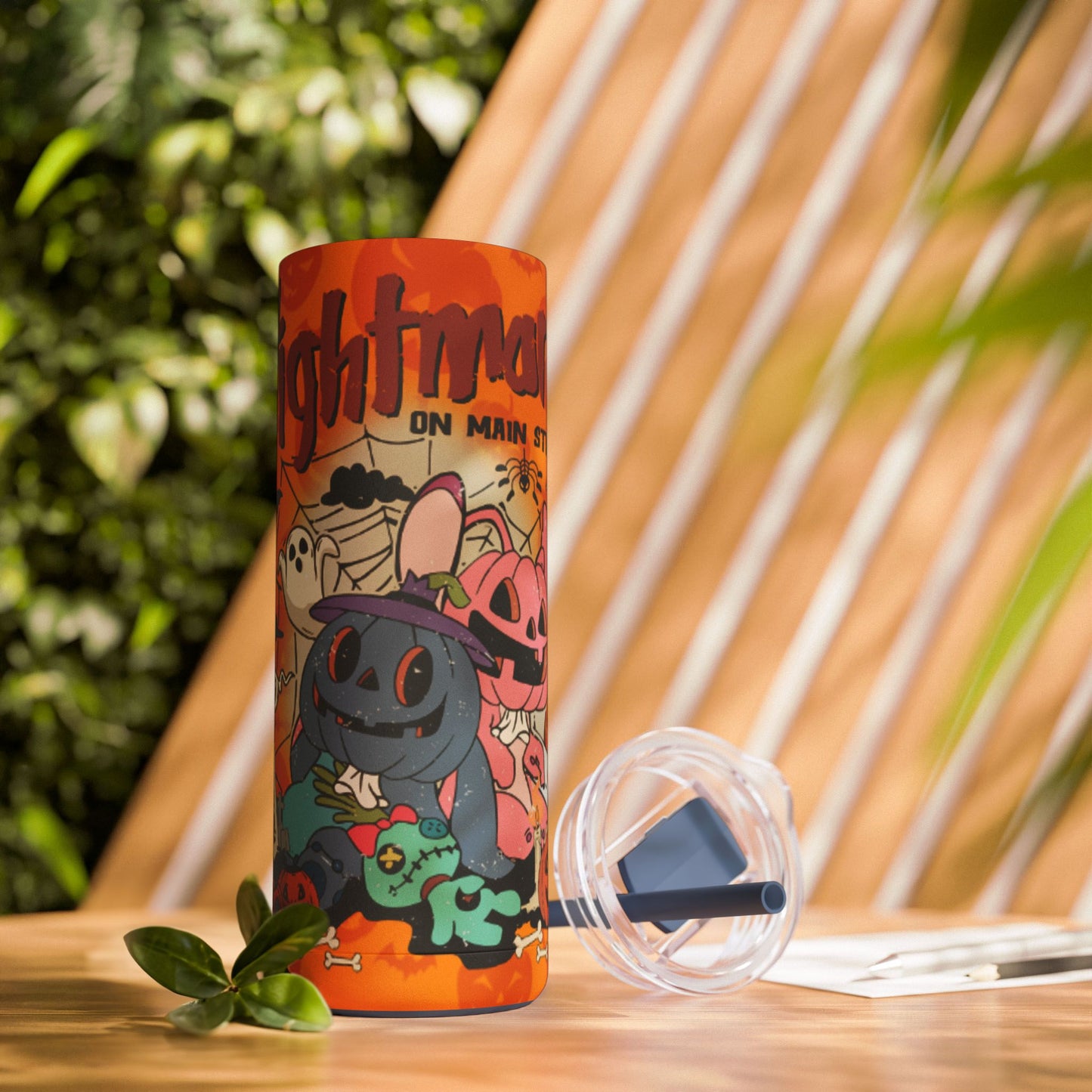 OMNI™ Nightmare On Main Street Maars Maker Skinny Matte Tumbler