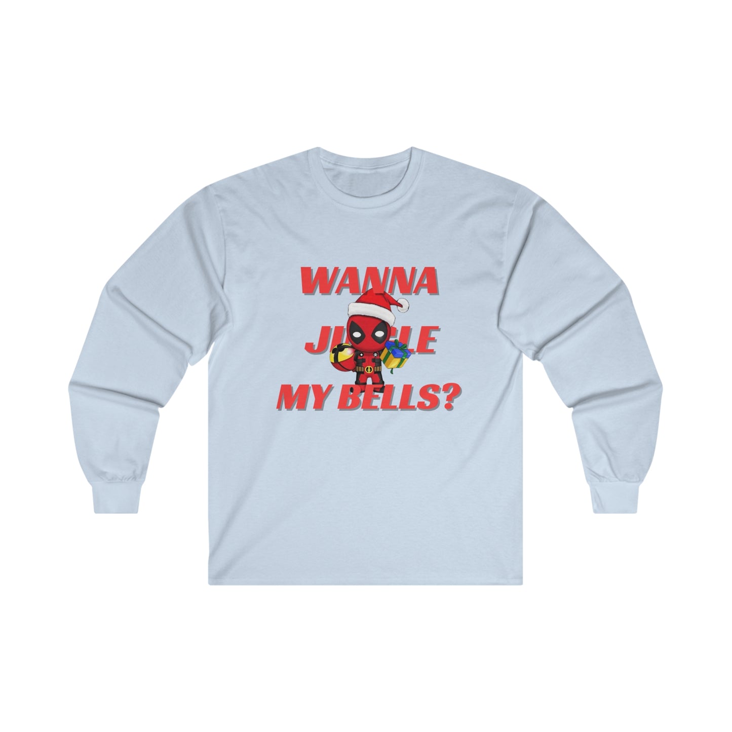 OMNI™ Deadpool Santa (Wanna Jingle My Bells?) Ultra Cotton Long Sleeve T-Shirt