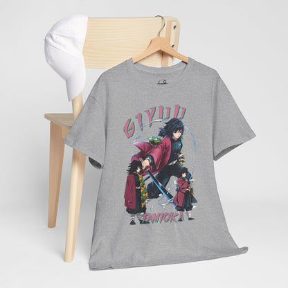 OMNI™ Demon Slayer Water Hashira Giyu Tomioka Unisex Heavy Cotton T-Shirt