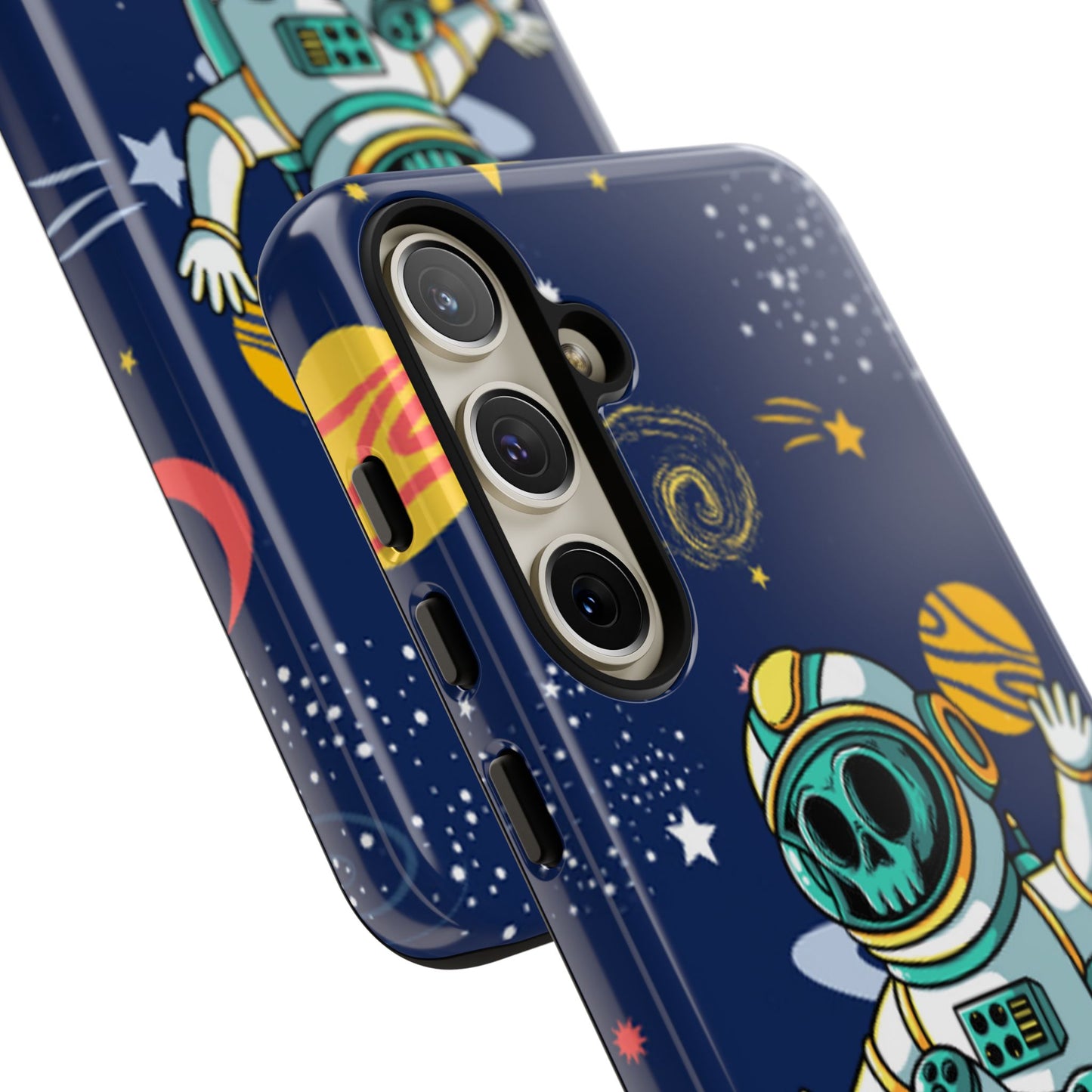 OMNI™ Skeleton Astronaut Space Surfer Double Layered Phone Case