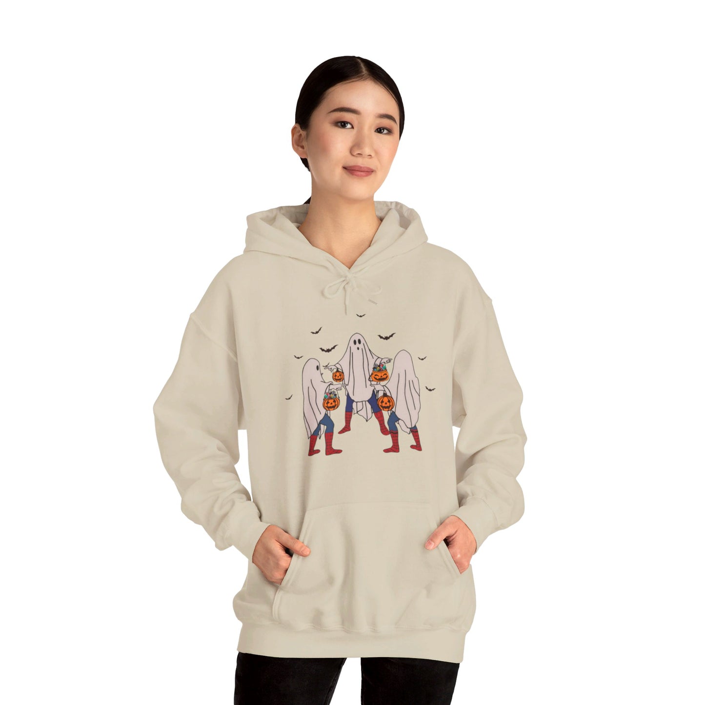 OMNI™ Halloween Themed Spider-Man Meme Unisex Heavy Blend Hoodie