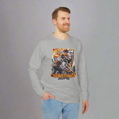 OMNI™ Chainsawman Denji's Rampage Adidas Unisex Fleece Crewneck Sweatshirt