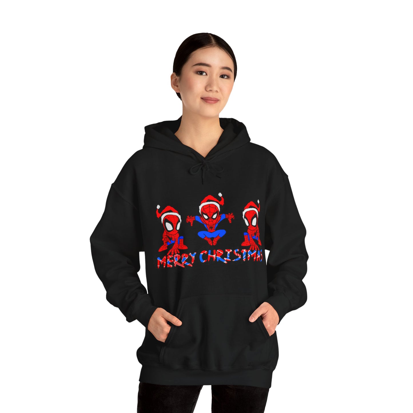 OMNI™ Spider-man Christmas Themed Unisex Heavy Blend Hoodie