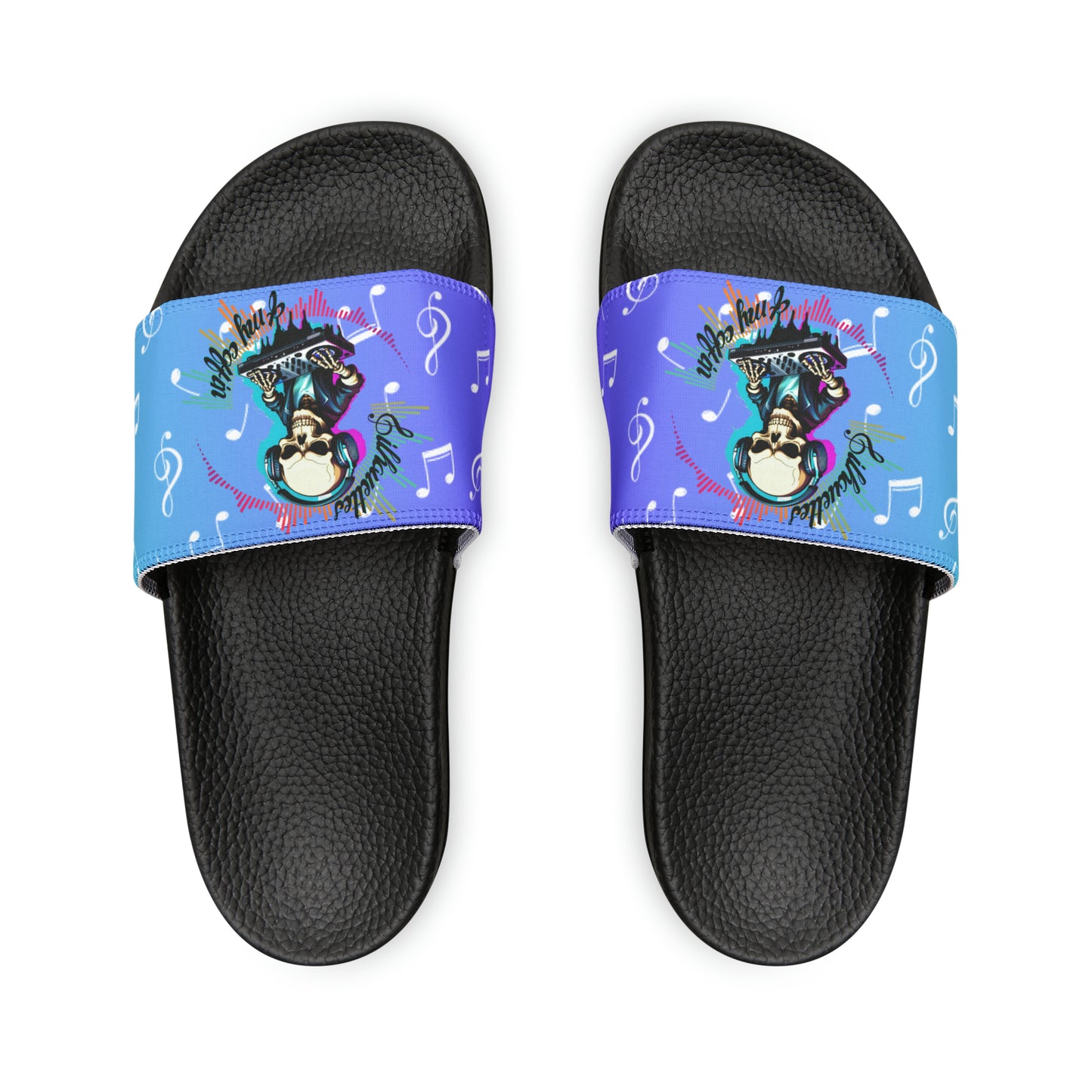 OMNI™ Silhouettes Of My Coffin Men's PU Slide Sandals (2nd Edition)