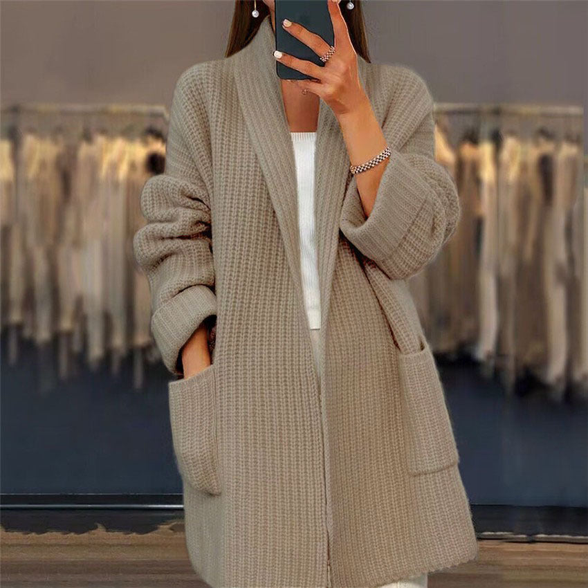 OMNI™ Women's Lapel Knitted Cardigan