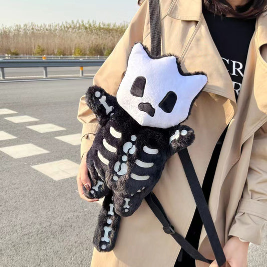 OMNI™ Skeleton Cat Plush Backpack