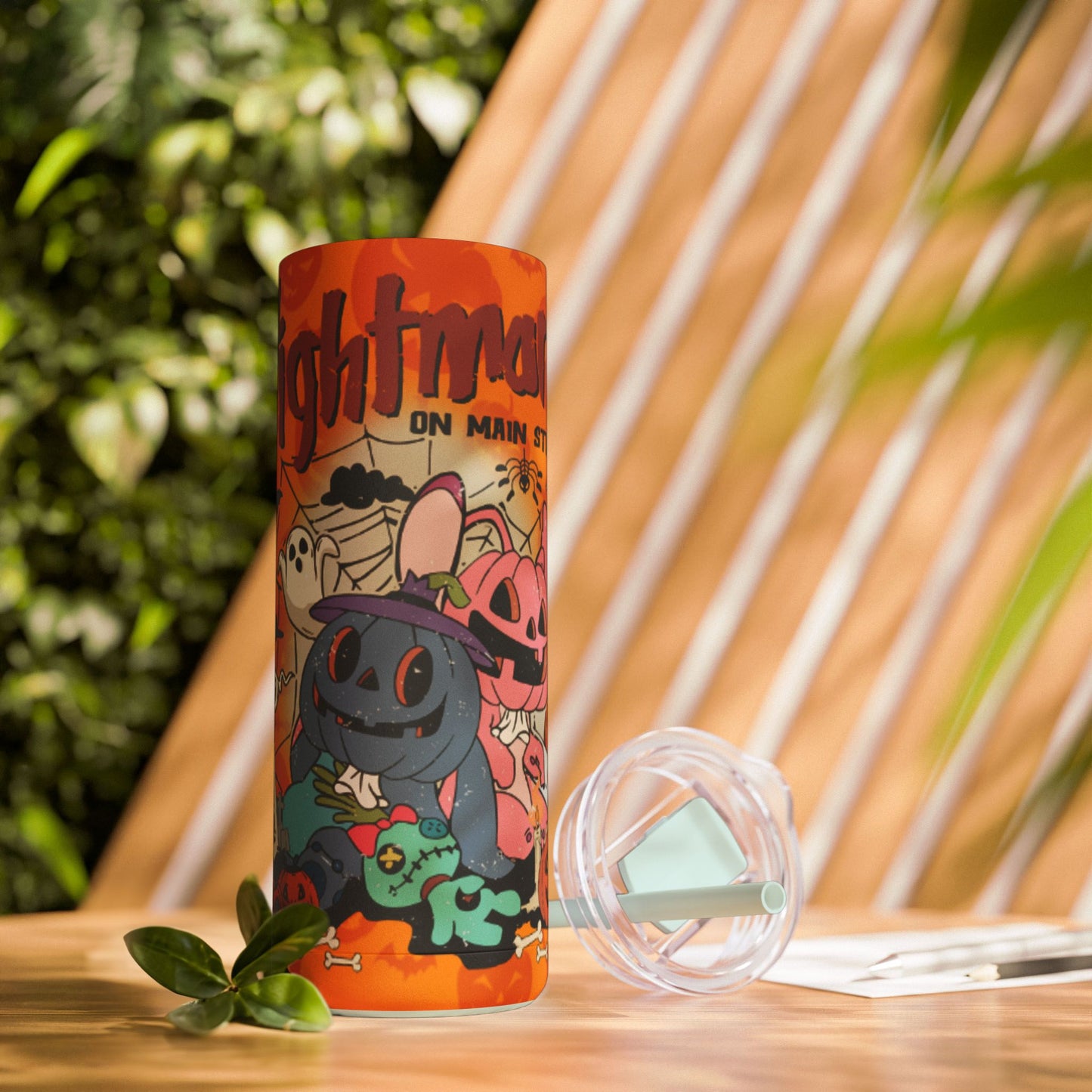 OMNI™ Nightmare On Main Street Maars Maker Skinny Matte Tumbler