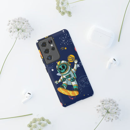 OMNI™ Skeleton Astronaut Space Surfer Double Layered Phone Case